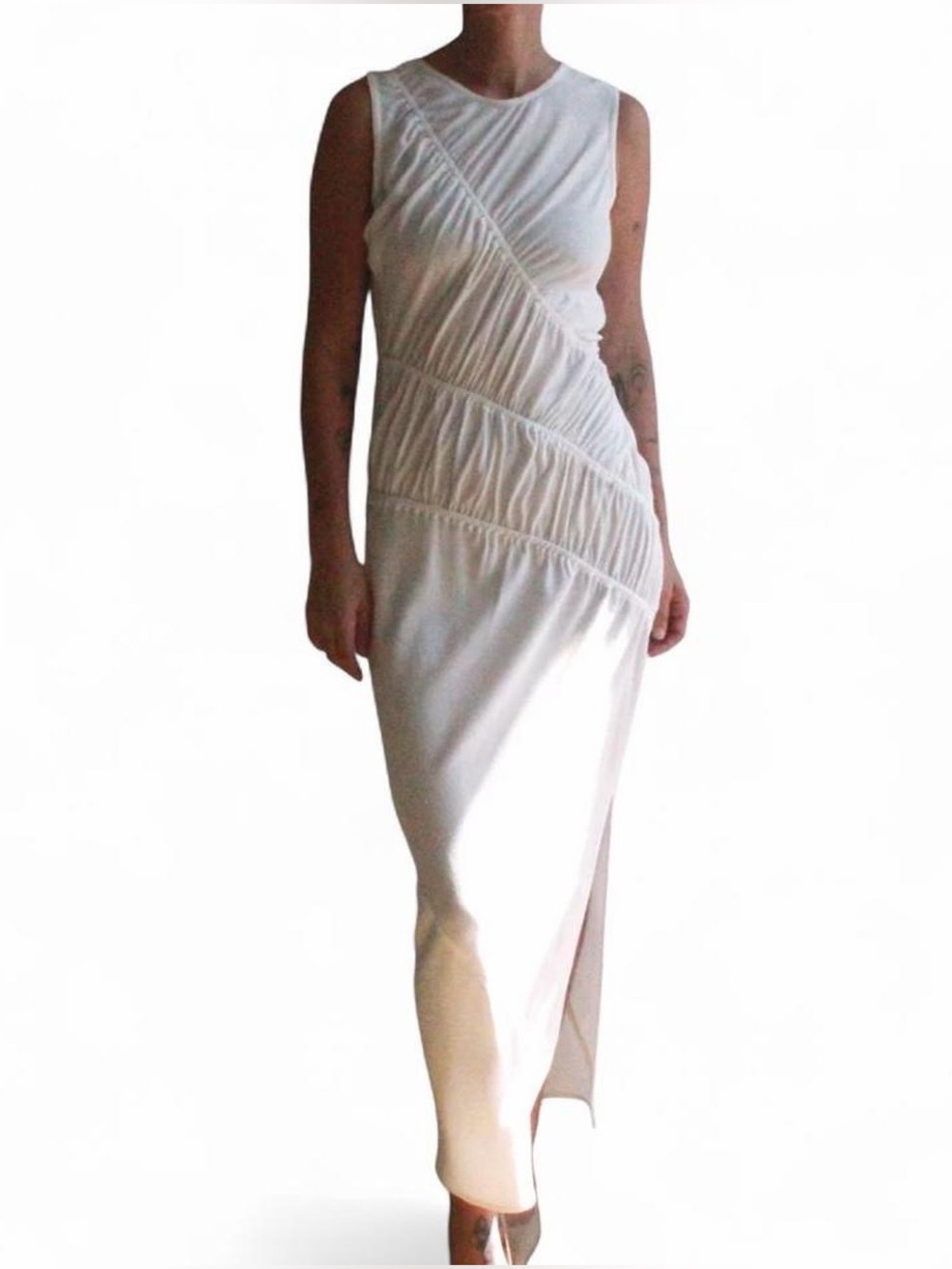 Siwula Ripples Full Length Dress SMALL